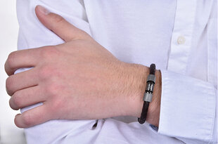 Кожаный браслет для мужчин Dici Milano DCBR50120300 цена и информация | Мужские украшения | hansapost.ee
