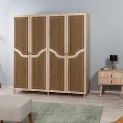 Шкаф Kalune Design Wardrobe 863 (II), 180 см, дуб/коричневый цена и информация | Шкафчики | hansapost.ee