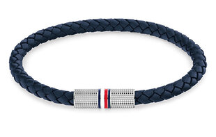 Tommy Hilfiger Темно-синий кожаный мужской браслет Infinity 2790460 sTH1304 цена и информация | Tommy Hilfiger Мужские аксессуары | hansapost.ee