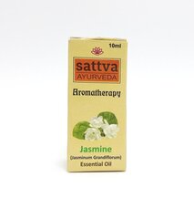 Jasmiini eeterlik õli Sattva Ayurveda Jasmine, 10 ml hind ja info | Kosmeetilsed ja eeterlikud õlid | hansapost.ee