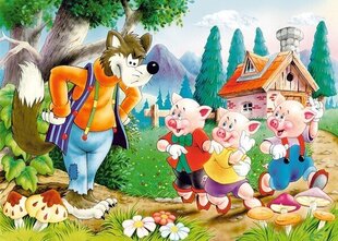 Puzzle 60 THREE LITTLE PIGS 06519 hind ja info | Pusled lastele ja täiskasvanutele | hansapost.ee