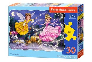 Pusle 30 Cinderella hind ja info | Pusled lastele ja täiskasvanutele | hansapost.ee