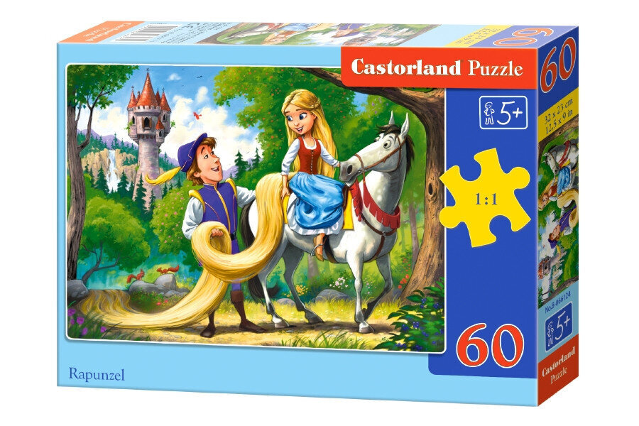 Puzzle 60 RAPUNZEL 066124 цена и информация | Pusled lastele ja täiskasvanutele | hansapost.ee