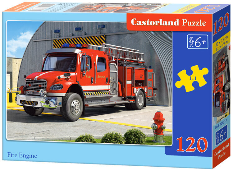 Pusle 120 Tuletõrjeauto hind ja info | Pusled lastele ja täiskasvanutele | hansapost.ee
