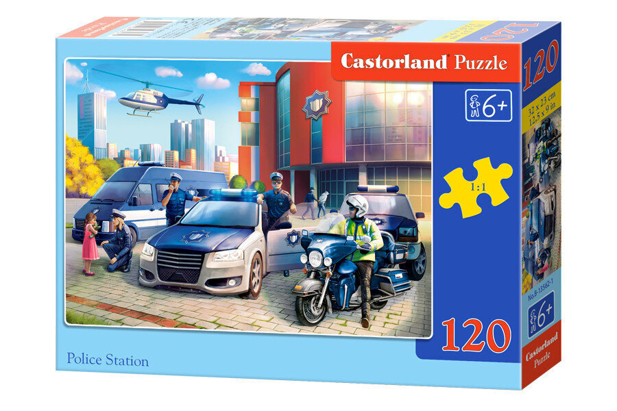 Puzzle 120 POLICE STATION 13562 цена и информация | Pusled lastele ja täiskasvanutele | hansapost.ee