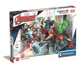 Puzzle 60 Teile Super Color The Avengers hind ja info | Pusled lastele ja täiskasvanutele | hansapost.ee