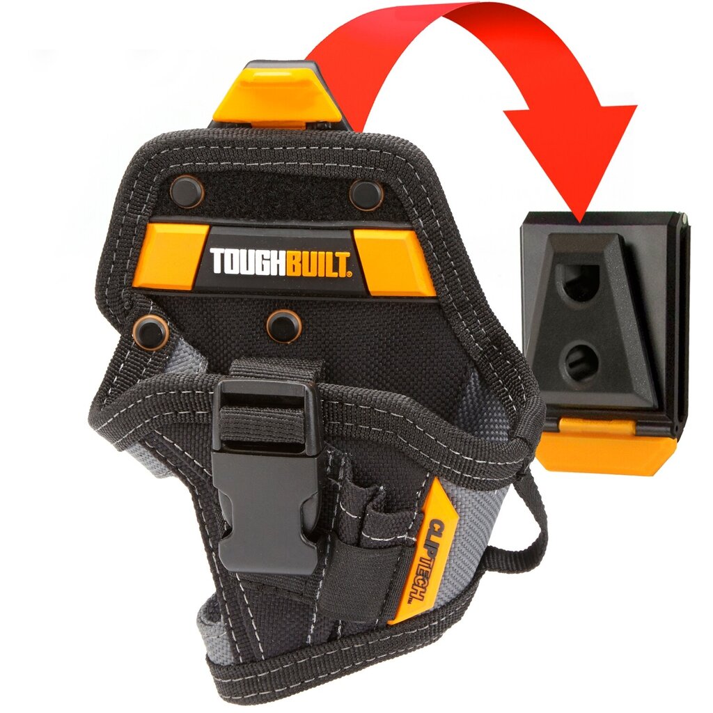 Tugeva ehitusega TB-CT-20-S – kruvikeeraja ümbris (väike) ToughBuilt hind ja info | Tööriistakastid, tööriistakotid ja -kärud | hansapost.ee