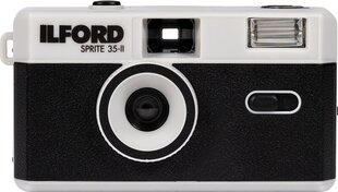 Ilford Sprite 35-II must/hõbedane цена и информация | Фотоаппараты мгновенной печати | hansapost.ee