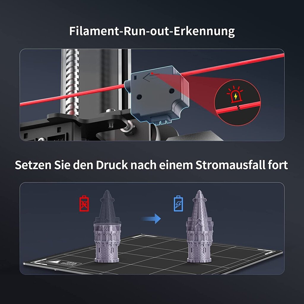 Igakuubiline Kobra Max 3D-printer, automaatne nivelleerimine, ülipõhisoojendus, 400 x 400 x 450 mm hiiglaslik prindimaht, sobib 1,75 mm filamentidega цена и информация | Nutiseadmed ja lisatarvikud | hansapost.ee