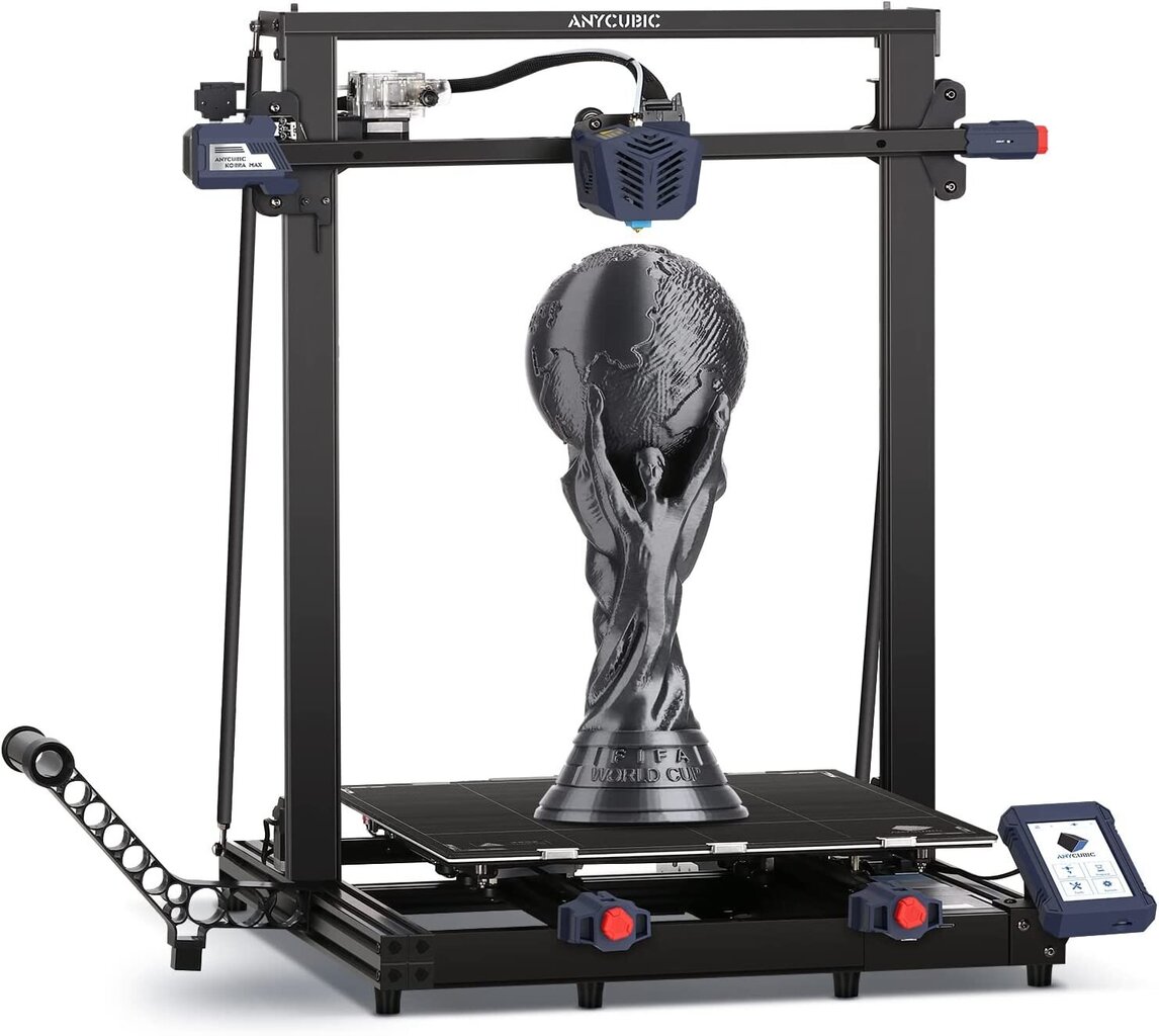 Igakuubiline Kobra Max 3D-printer, automaatne nivelleerimine, ülipõhisoojendus, 400 x 400 x 450 mm hiiglaslik prindimaht, sobib 1,75 mm filamentidega цена и информация | Nutiseadmed ja lisatarvikud | hansapost.ee