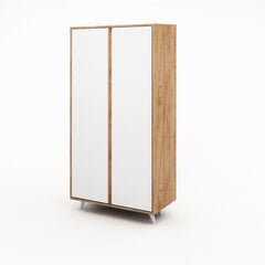 Шкаф Kalune Design Ajumma, коричневый/белый цена и информация | Шкафы | hansapost.ee
