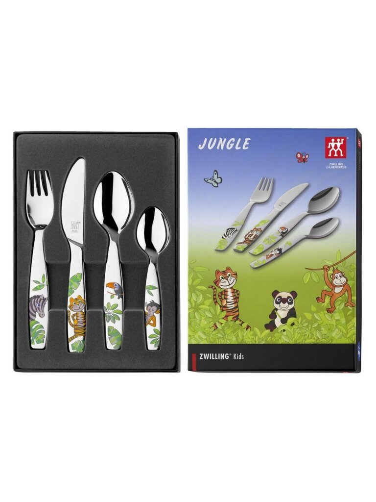 Zwilling Jungle Children's Flatware Set *4 цена и информация | Söögiriistad ja komplektid | hansapost.ee