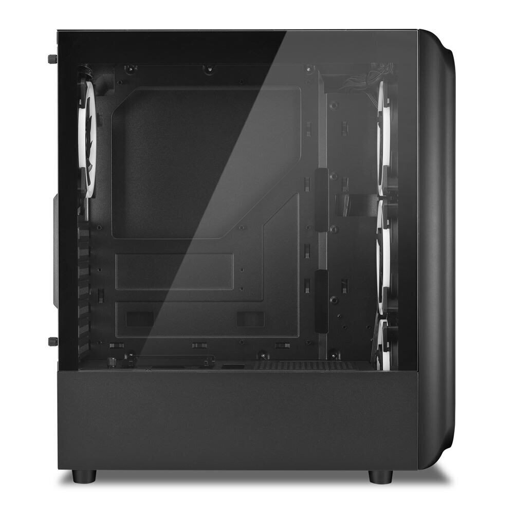 ATX Semi-tower Korpus Sharkoon TK5M RGB ATX Must hind ja info | Arvutikorpused | hansapost.ee