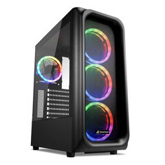 ATX Semi-tower Korpus Sharkoon TK5M RGB ATX Must цена и информация | Корпус Cooler Master для ПК Elite 500 Midi | hansapost.ee