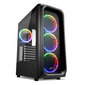 ATX Semi-tower Korpus Sharkoon TK5M RGB ATX Must hind ja info | Arvutikorpused | hansapost.ee