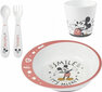 NUK Dinnerware Set Nuk Mickey Mouse цена и информация | Laste taldrikud, kausid ja söögiriistad | hansapost.ee