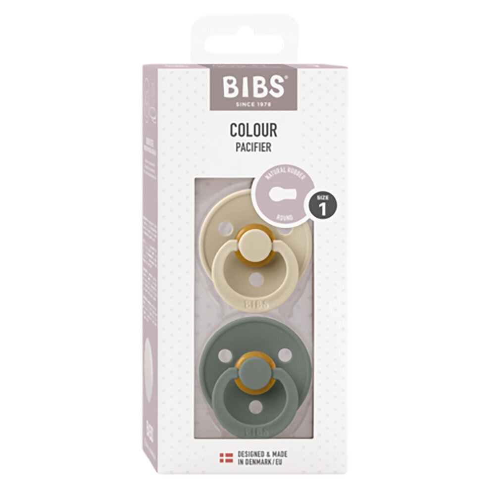Lutid BIBS Colour, 2 tk, 0-6 kuud (Vanilla/ Pine) цена и информация |  Lutid | hansapost.ee