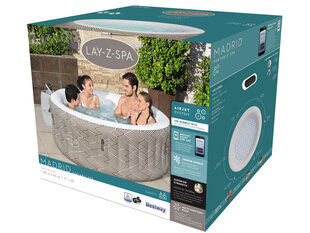 Массажный бассейн "Lay-Z-Spa Jacuzzi Madrid" цена и информация | Бассейны | hansapost.ee