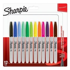 Markerite komplekt Sharpie 12 tk hind ja info | Kunstitarbed, voolimise tarvikud | hansapost.ee