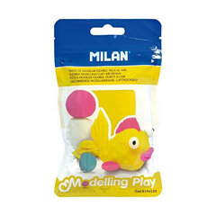 Modelleerimispasta Milan Modelling play Kollane hind ja info | Kunstitarbed, voolimise tarvikud | hansapost.ee