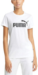 Puma Футболки Ess Logo Tee White цена и информация | Женские блузки, рубашки | hansapost.ee