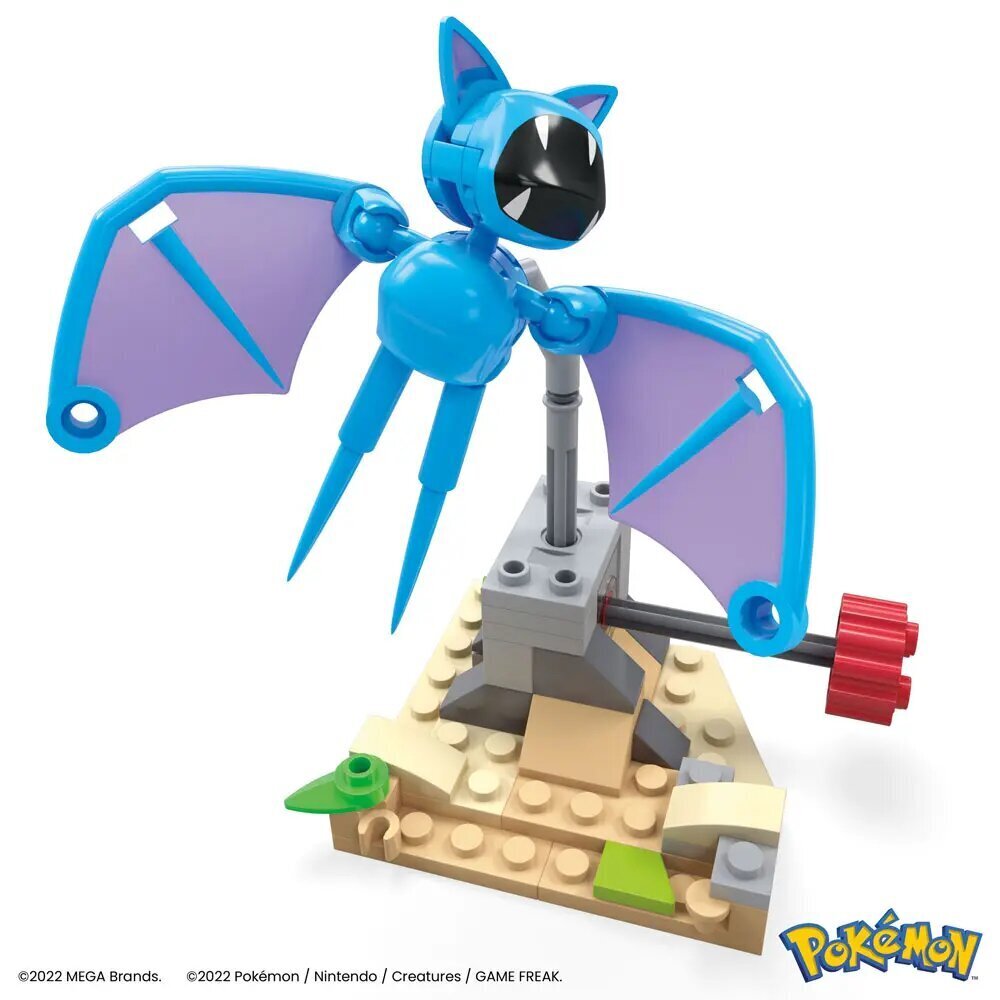 Pokemon Mega Construx Ehitus Set Zubat kesköö lend 11 cm hind ja info | Klotsid ja konstruktorid | hansapost.ee