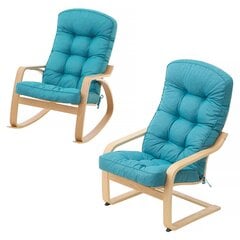 Подушка для кресла Hobbygarden Ikar, голубая цена и информация | Подушки, наволочки, чехлы | hansapost.ee