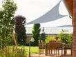 Päikesepuri Hobbygarden, 3x4x5 m, hall hind ja info | Päikesevarjud ja markiisid | hansapost.ee