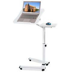 Складной столик для ноутбука Tatkraft Like, белый цена и информация | Компьютерные, письменные столы | hansapost.ee