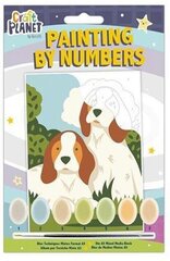 Numbrite järgi värvimiseks pilt Koerad, A5 hind ja info | Maalimiskomplektid numbrite järgi | hansapost.ee