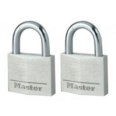 Tabalukk 40 mm, 2 tk, Masterlock 9140EUR hind ja info | Lukud | hansapost.ee