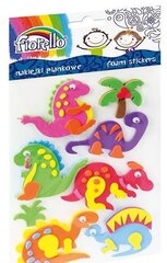 Kleepsud lastele FIORELLO, 3D dinosaurused hind ja info | Kleebised ja dekoratsioonid | hansapost.ee
