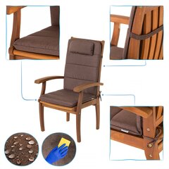 Подушка на стул Hobbygarden Antonia, коричневая цена и информация | Подушки, наволочки, чехлы | hansapost.ee