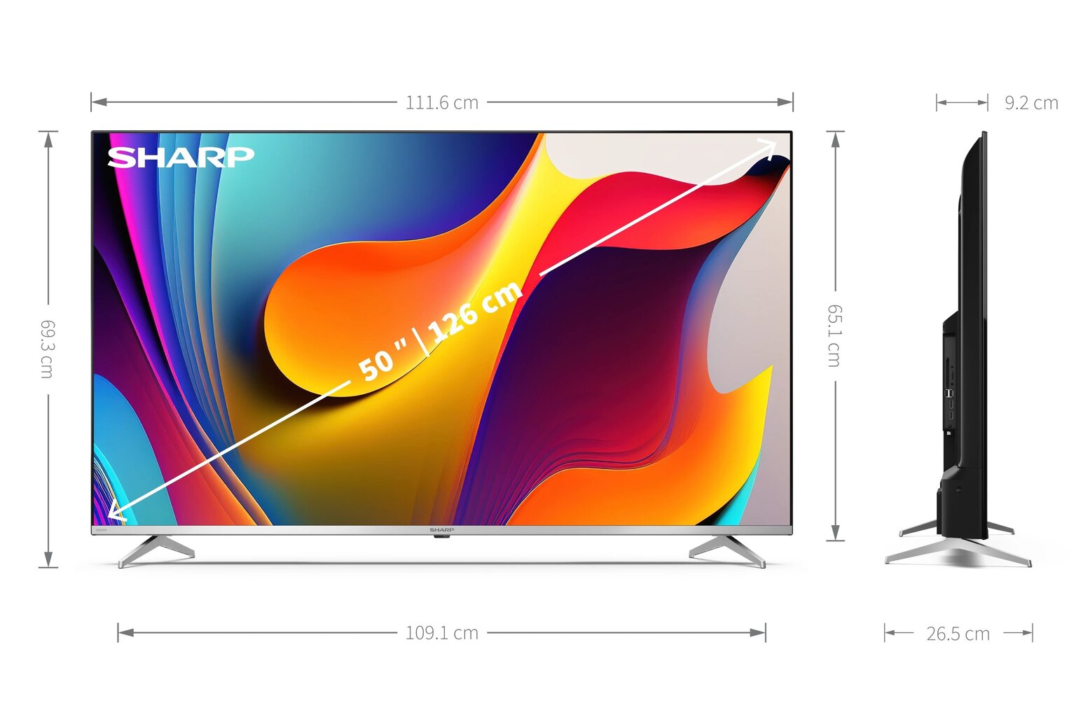 Sharp 50FP1EA hind ja info | Televiisorid | hansapost.ee