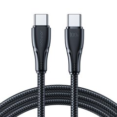 USB кабель Joyroom S-CC100A11 Type-C to Type-C 100Вт, 1.2 м, белый цена и информация | Borofone 43757-uniw | hansapost.ee