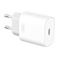 XO L91 Wall Charger, USB-C, 25W + USB-C to Lightning Cable (White) цена и информация | Laadijad mobiiltelefonidele | hansapost.ee