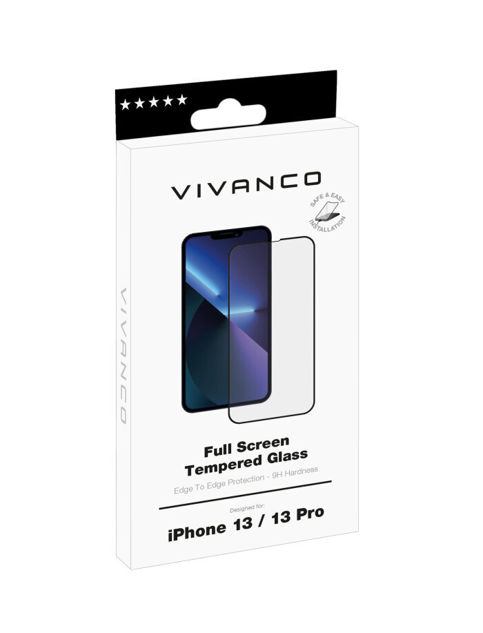 Vivanco kaitseklaas iPhone 13/13 Pro jaoks hind ja info | Ekraani kaitseklaasid ja kaitsekiled | hansapost.ee