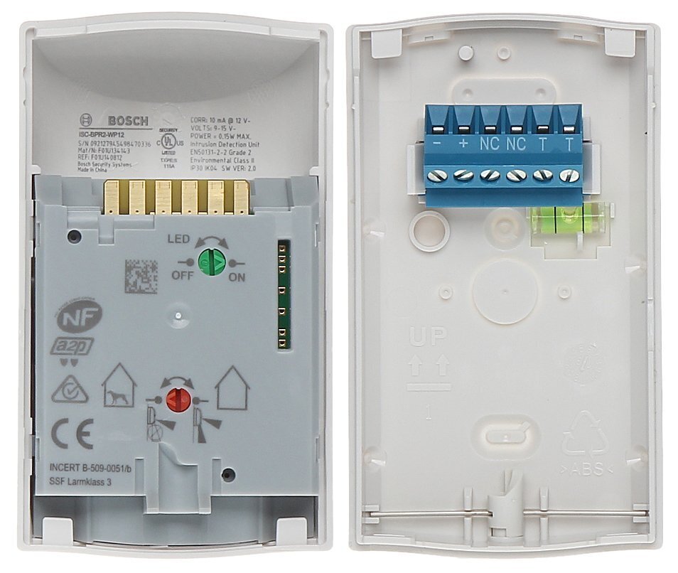 Pir andur ISC-BPR2-WP12 Bosch hind ja info | Valvesüsteemid, kontrollerid | hansapost.ee