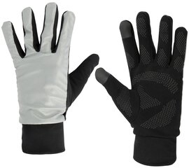 Treeningkindad Avento Sports Gloves Windproof Reflective, must цена и информация | Женские перчатки | hansapost.ee