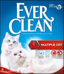 Наполнитель для кошачьего туалета Ever Clean Multiple Cat, 6 л цена и информация | Наполнитель для кошек | hansapost.ee