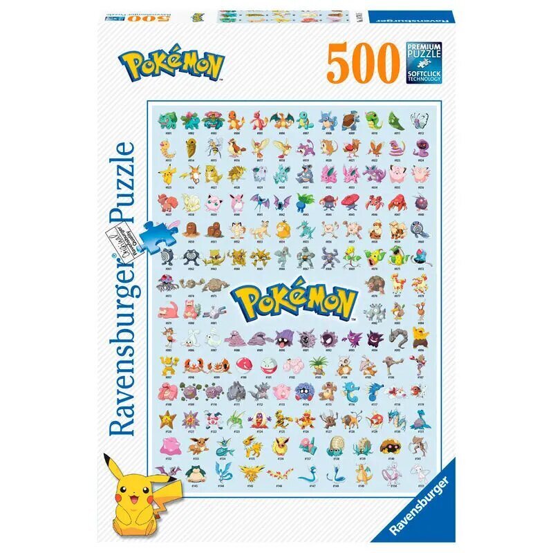 Pokemon puzzle 500tk hind ja info | Pusled lastele ja täiskasvanutele | hansapost.ee