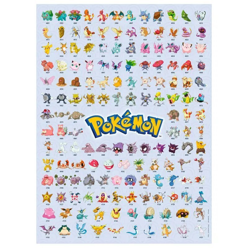 Pokemon puzzle 500tk hind ja info | Pusled lastele ja täiskasvanutele | hansapost.ee