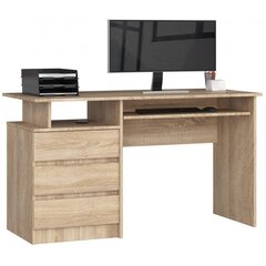 Письменный стол NORE CLP 135, цвета дуба цена и информация | Компьютерные, письменные столы | hansapost.ee