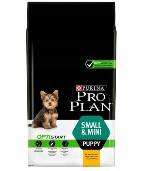 Kuivtoit väikestest tõugudest koertele Purina Pro Plan Small & Mini kanaga, 7 kg hind ja info | Koerte kuivtoit ja krõbinad | hansapost.ee