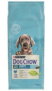 Kuivtoit kutsikatele Purina Dog Chow kalkuniga, 14 kg цена и информация | Koerte kuivtoit ja krõbinad | hansapost.ee