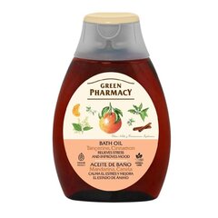 Vanni- ja dušiõli Green Pharmacy Tangerine and cinnamon, 250 ml цена и информация | Масла, гели для душа | hansapost.ee