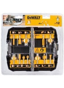 Puidufreeside komplekt Dewalt DT90016, 12 tk цена и информация | Käsitööriistad | hansapost.ee