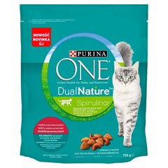 Kuivtoit kassidele Purina One Dual Nature veiselihaga, 750 g цена и информация | Сухой корм для кошек | hansapost.ee