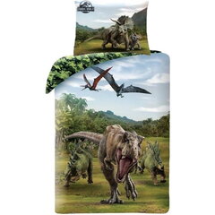 Jurassic World voodipesu 140x200cm + 70x90cm hind ja info | Laste voodipesu | hansapost.ee