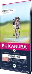 Kuivtoit suurtest tõugudest koertele Eukanuba Senior kalaga, 12 kg цена и информация | Сухой корм для собак | hansapost.ee